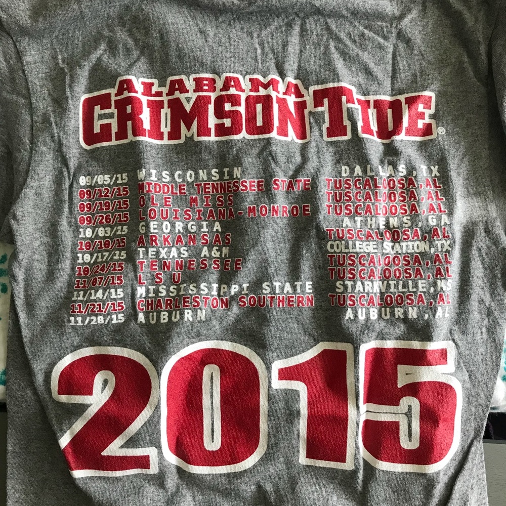 Alabama Crimson Tide 2015 A Day Shirt